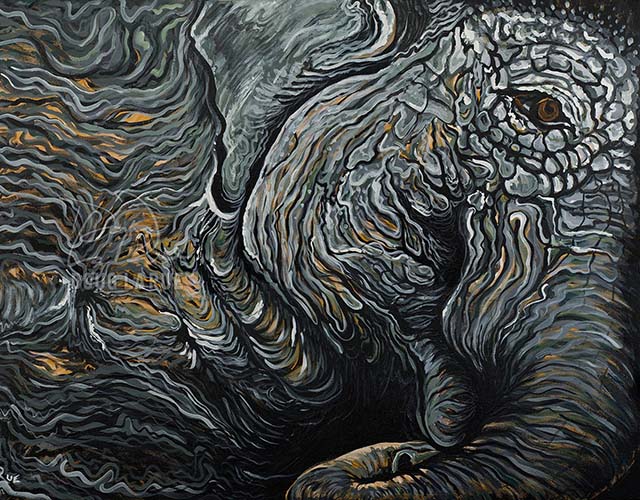 Waking Elephant by Doug LaRue