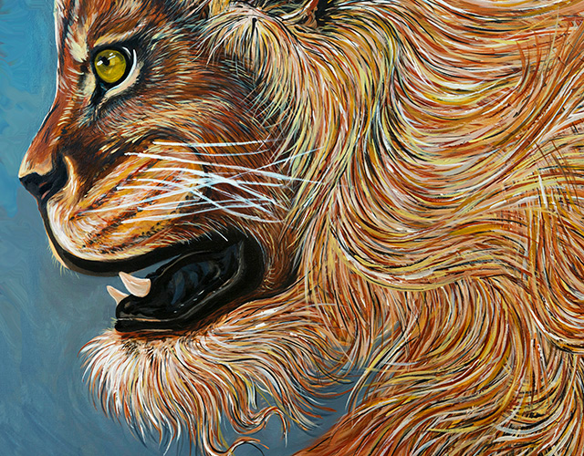 Golden Lion by Doug LaRue